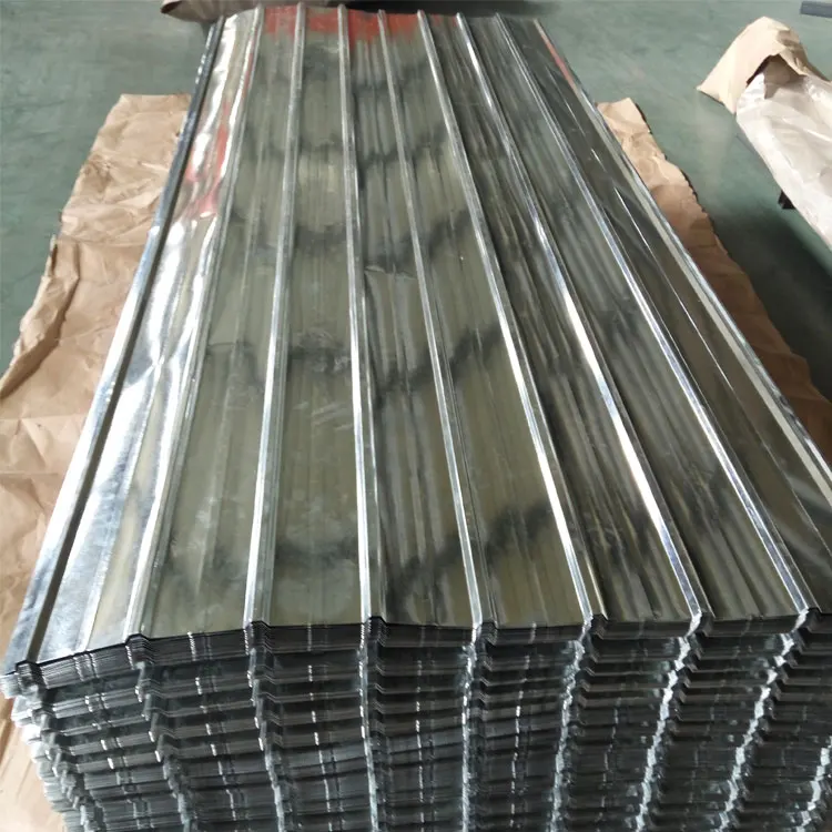 Zinc Colored Cheap Metal Galvanized Corrugated Iron Steel / Gi Steel Roofing Sheet Prices Uganda