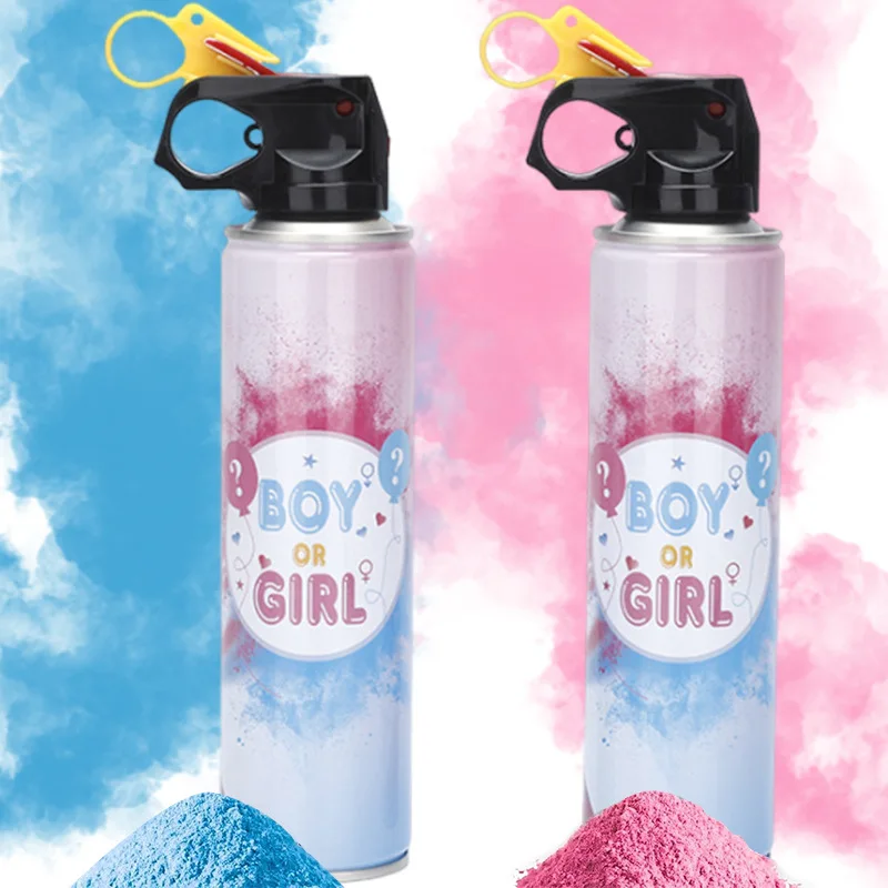 Gender Reveal Spray Boy or Girl Color Powder Blaste Gender Reveal Blue Powder Spray Bottle