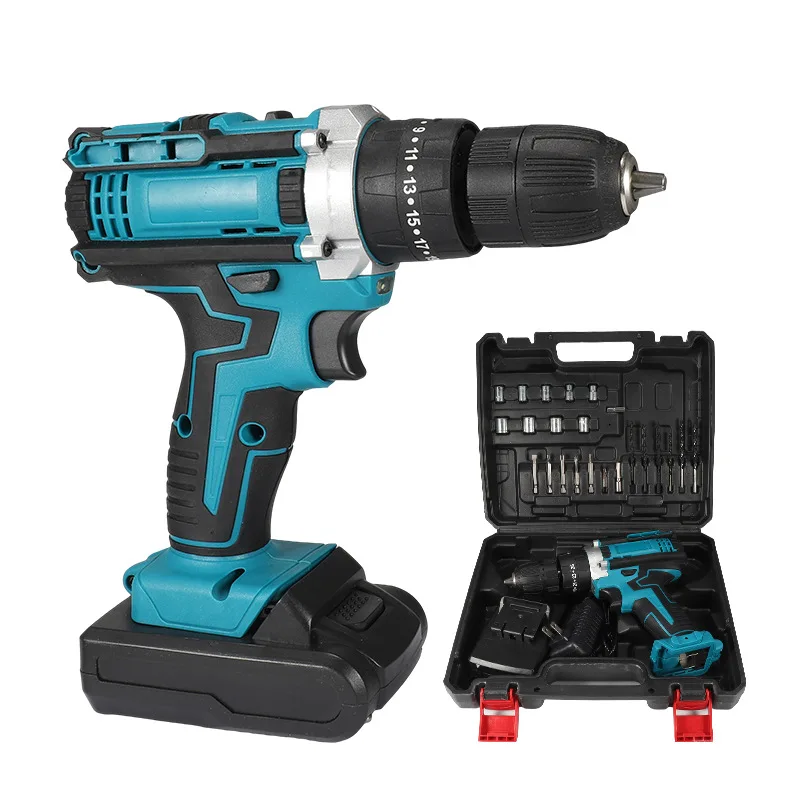 S20 Battery Charger Brushless Hand Torque Cordless Tools Kit Impact Gun  Electric Power Drill Set With Impact Drill