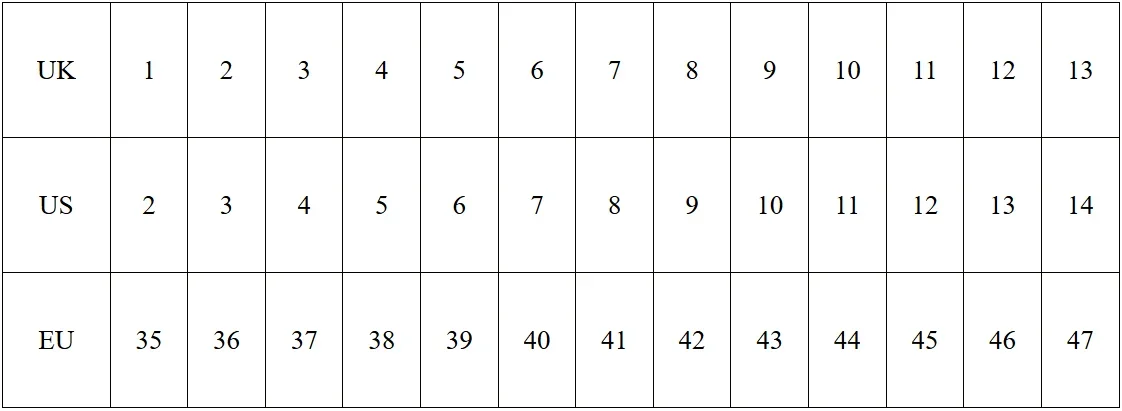 Product dimensions