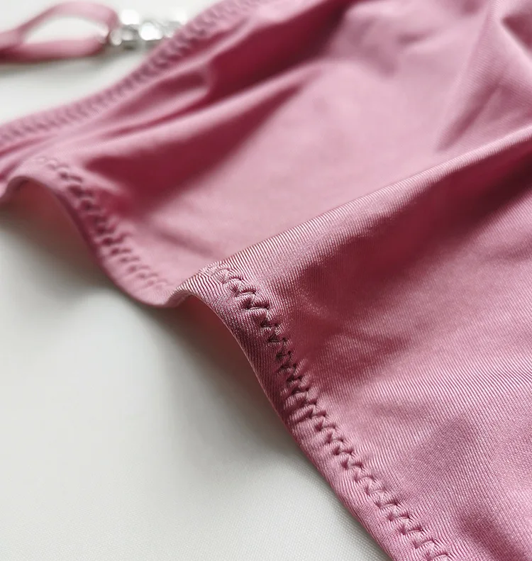 New Design Shiny Rhinestone Sexy G String Women Panties Seamless Low ...