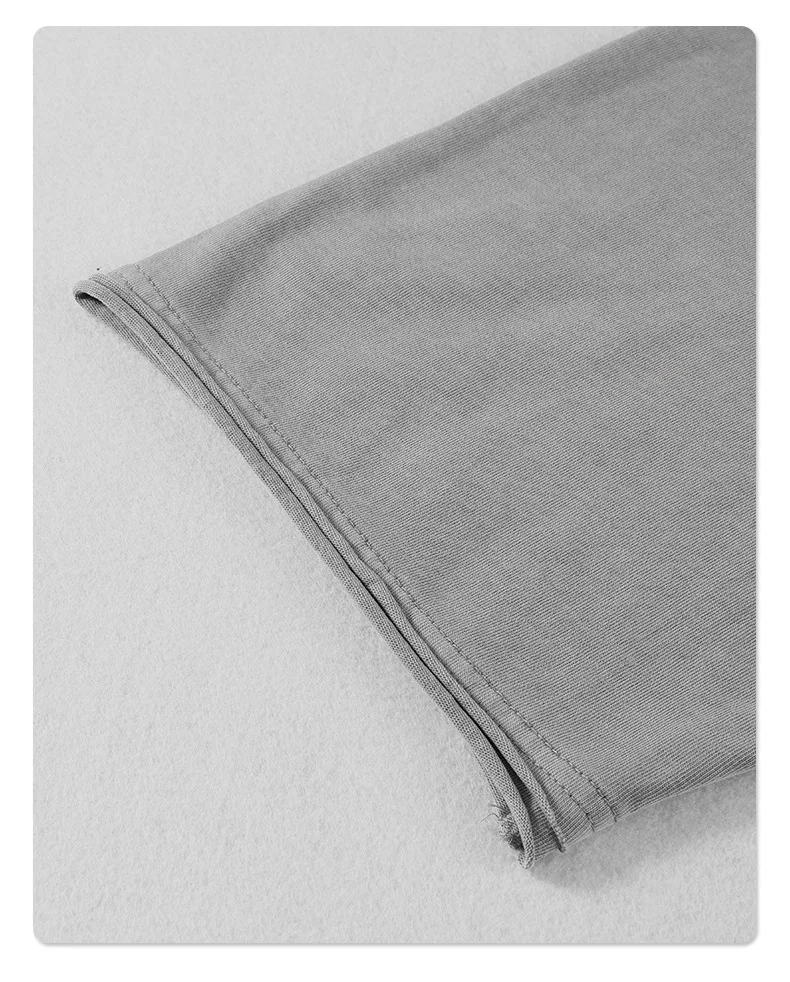 High Quality Men Casual Retro Acid Wash Tshirt Cotton Blank Clothes