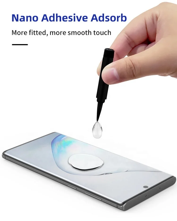 
 3D изогнутое УФ жидкое закаленное стекло с полным клеем для OnePlus 7 Pro Премиум Защита экрана для One Plus 9 Pro 8 pro переднее стекло  