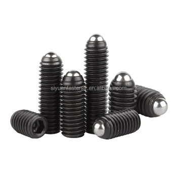 fastener Factory Price Carbon Steel Black Ball Plunger Slotted Hex Socket Set Screw