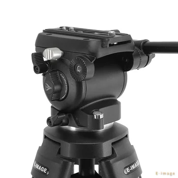 E-IMAGE EK650 Professional Compact 75mm Bowl Size Aluminum Video with Fluid Head Octopus Tripod Tutucu detail image