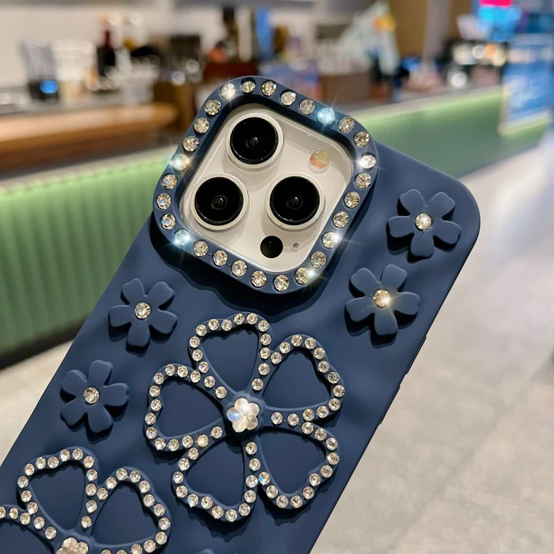 Fancy Bling Diamond Phone case for iphone 16 Pro Max 13 12