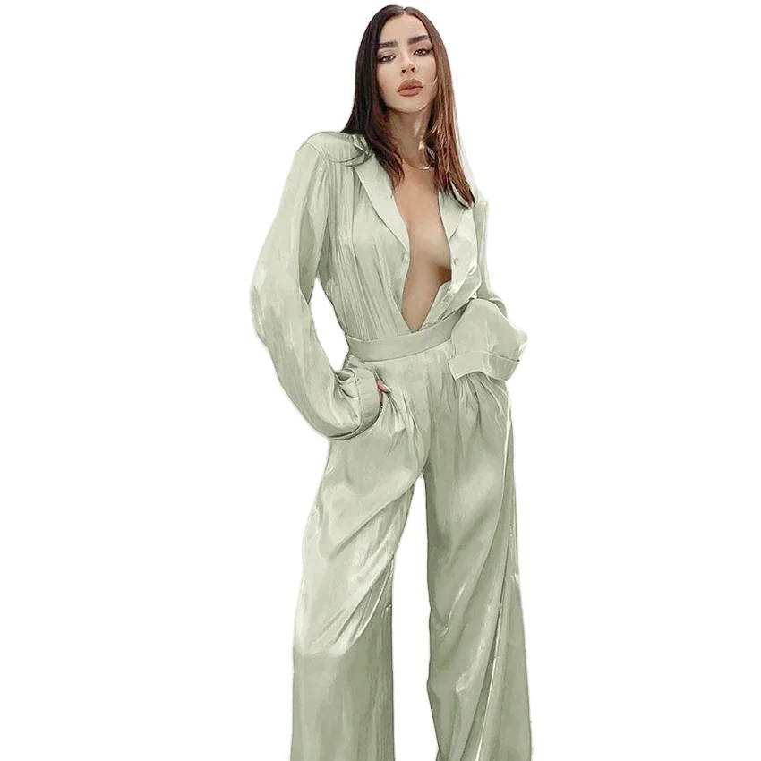 Night Suit Same Color Round The House Outfits Rich Sexy Blue Women Silky  Sleeping Set Clothes Satin Outfit - Buy Satin Outfit,Satin Night Suit,Rich  Outfit Product on 