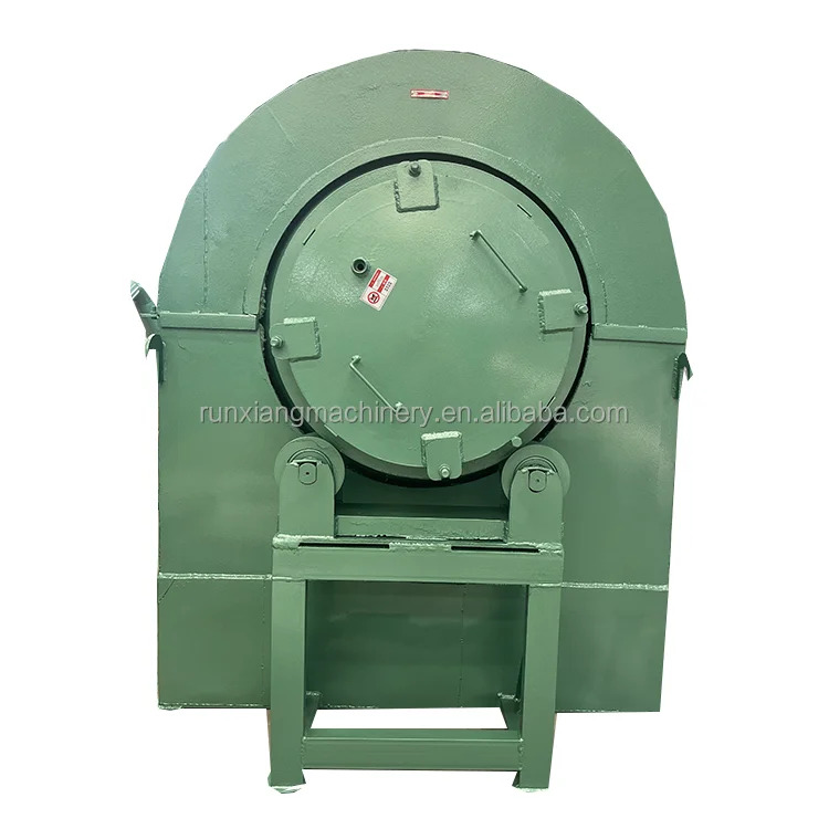 Hot Air Flow Continuous Rotary Biochar Pyrolysis Carbonization Stove Bio Carbon Charring Furnace Wood Charcoal Making Machine