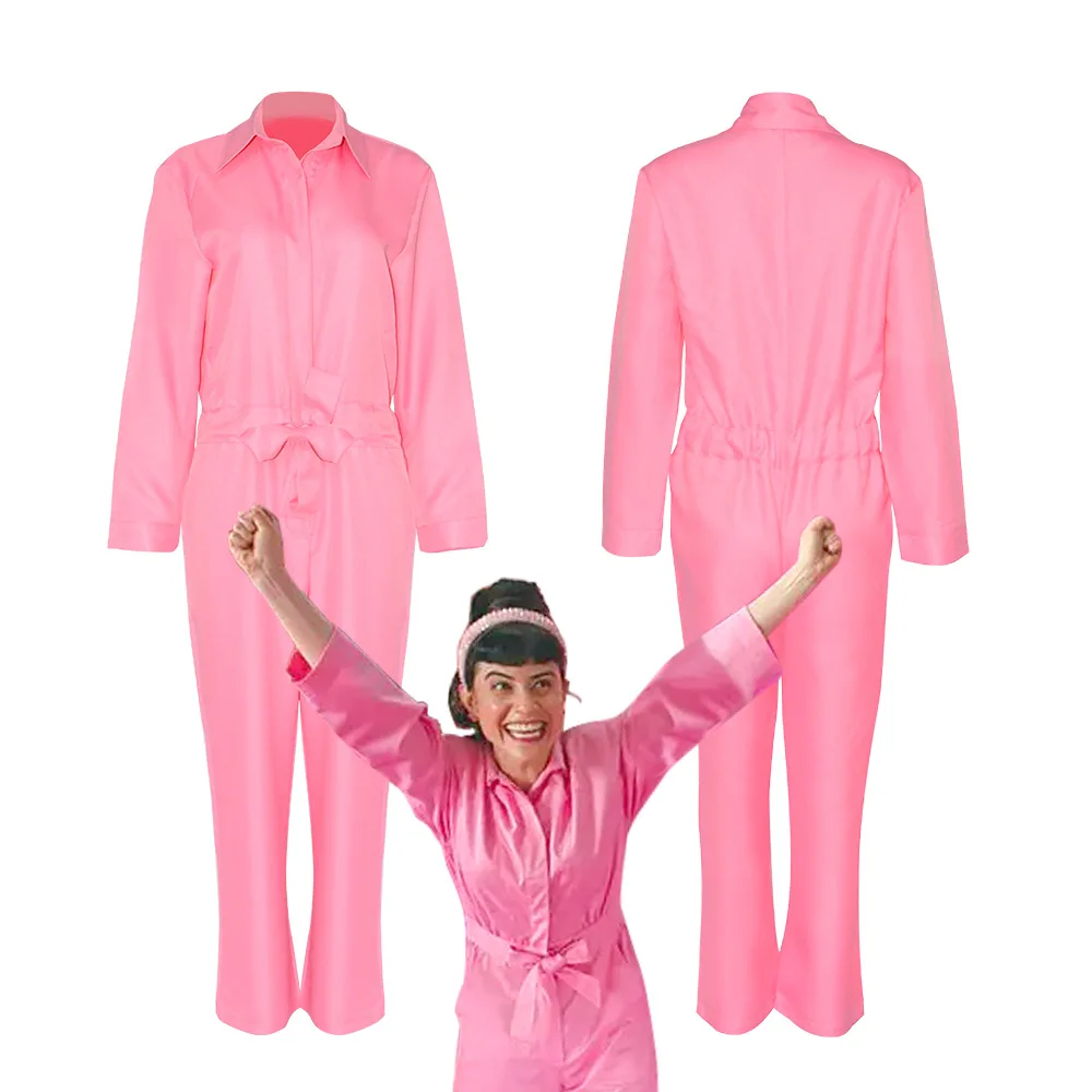 New Movie Film Barbies Ken Cos Costume Sexy Pink Girls Women Dress ...