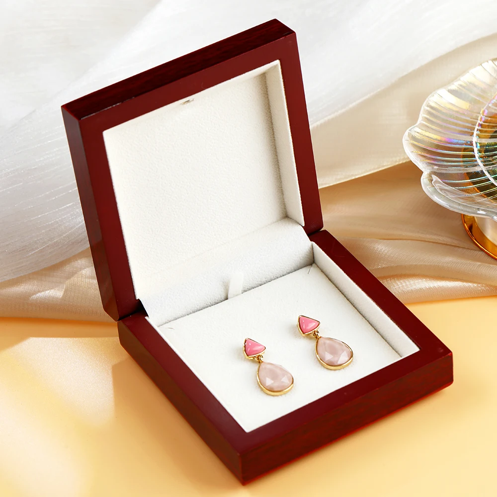 Luxury Velvet Inner Necklace Bracelet Jewelry Packaging Box Led Light