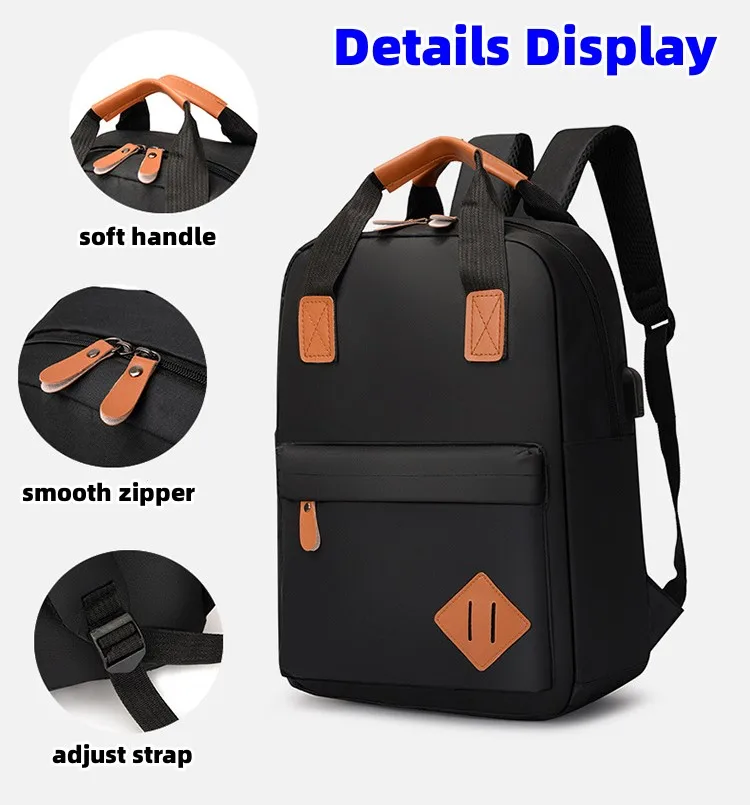 Factory Wholesale Fashion Oxford College Backpack Set 3 In 1 Custom