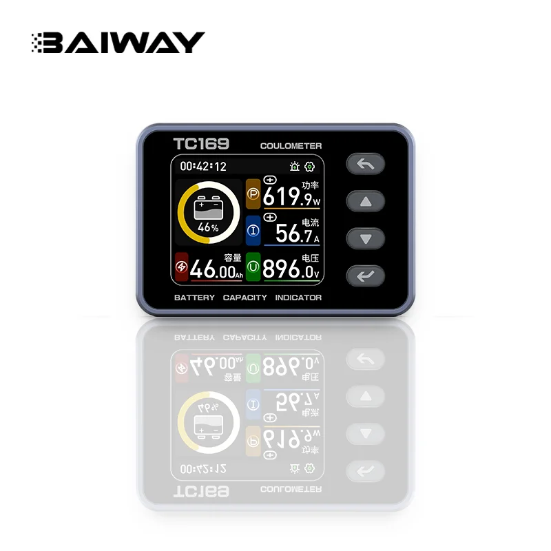 TC169 6-36V 0-30A Mini style Battery monitor