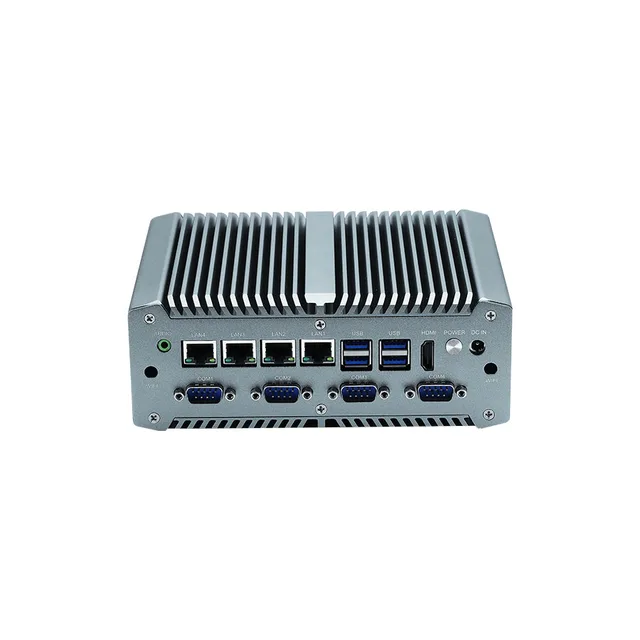 X86 Fanless Soft Router Celeron i5 10210U Quad Core 5 Intel i211 4 LAN Mini PC pfSense Server Firewall Appliance