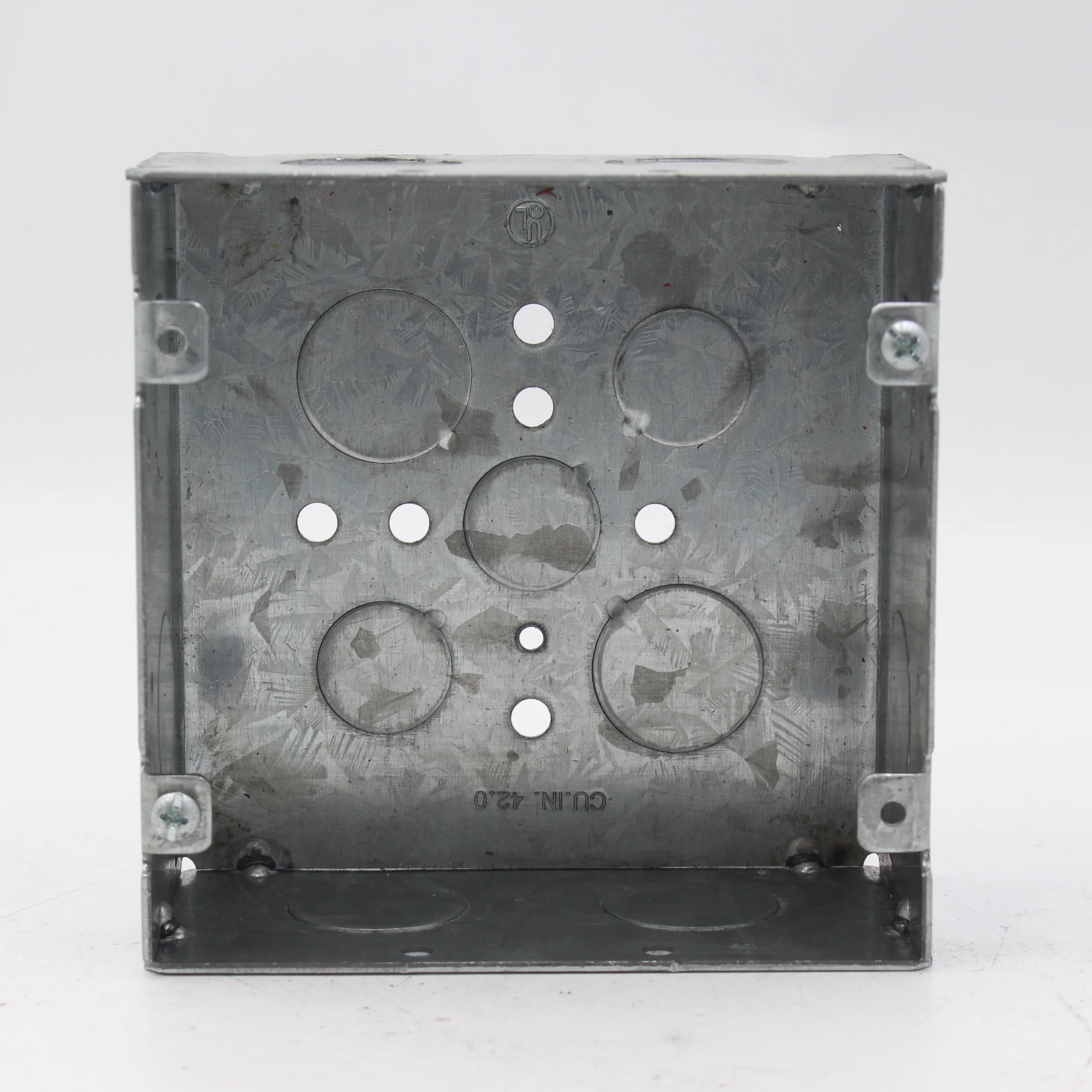 Ul Listed Welded Steel Outlet Junction Box 21/8" Deep Ip65 Metal Weatherproof Electrical Device