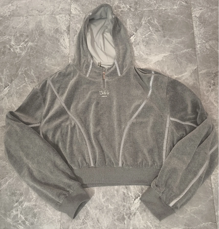 Custom Blank Heavyweight Pullover Hoodies Functional Streetwear Cropped French Terry Cotton Print Acid Wash Autumn Hoodie