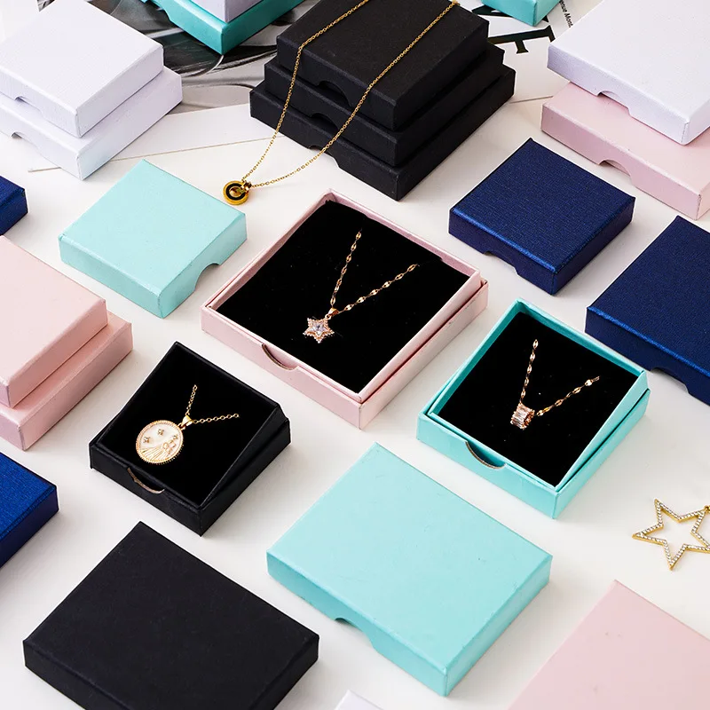 A1 Heaven Earth Cover Jewelry Packaging Box for Rings Necklaces-Custom Size Shape Artpaper/Cardboard Material-Spot Wholesale