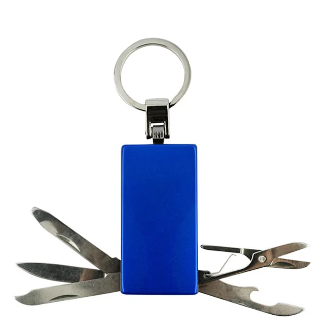 Promotional 4-in-1 Multi-function Metal Keychain Bottle Opener ...