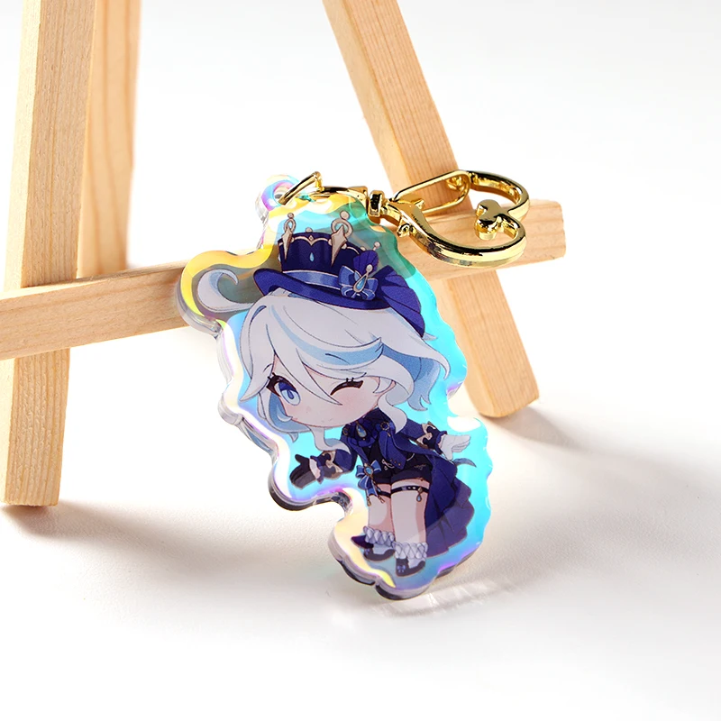 High Quality Acrylic Custom Clear Printed Fashionable Cartoon Anime Acrylic Keychain