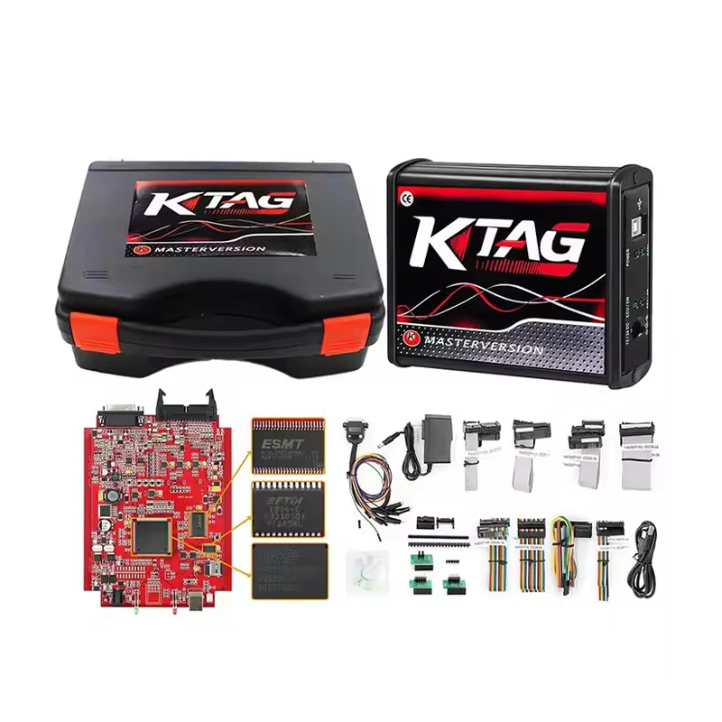 Akozon Kit de réglage OBD2 ECU Pour KESS V2.8 5.017 OBD2 ECU outil de programmation 12V Kit de