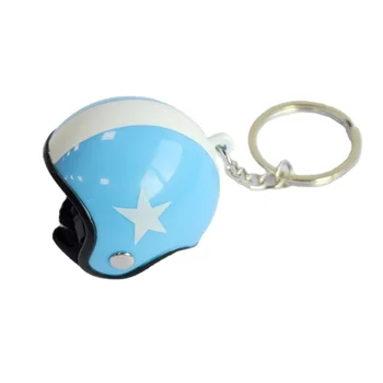 Promotion Giveaways Plastic Mini Safety Hard Hat Keychain, Motorcycle Helmet Keyring