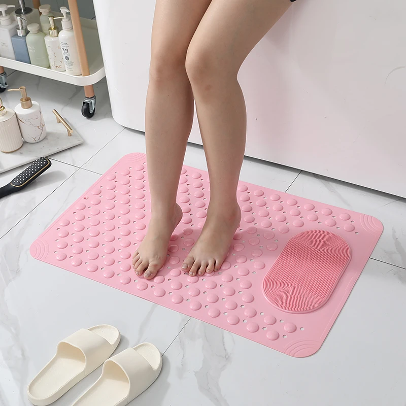 Customized Shape Thickened Absorbent Anti-Slip Safety Bathtub Shower Mat -  China Shower Mat, Bath Mat