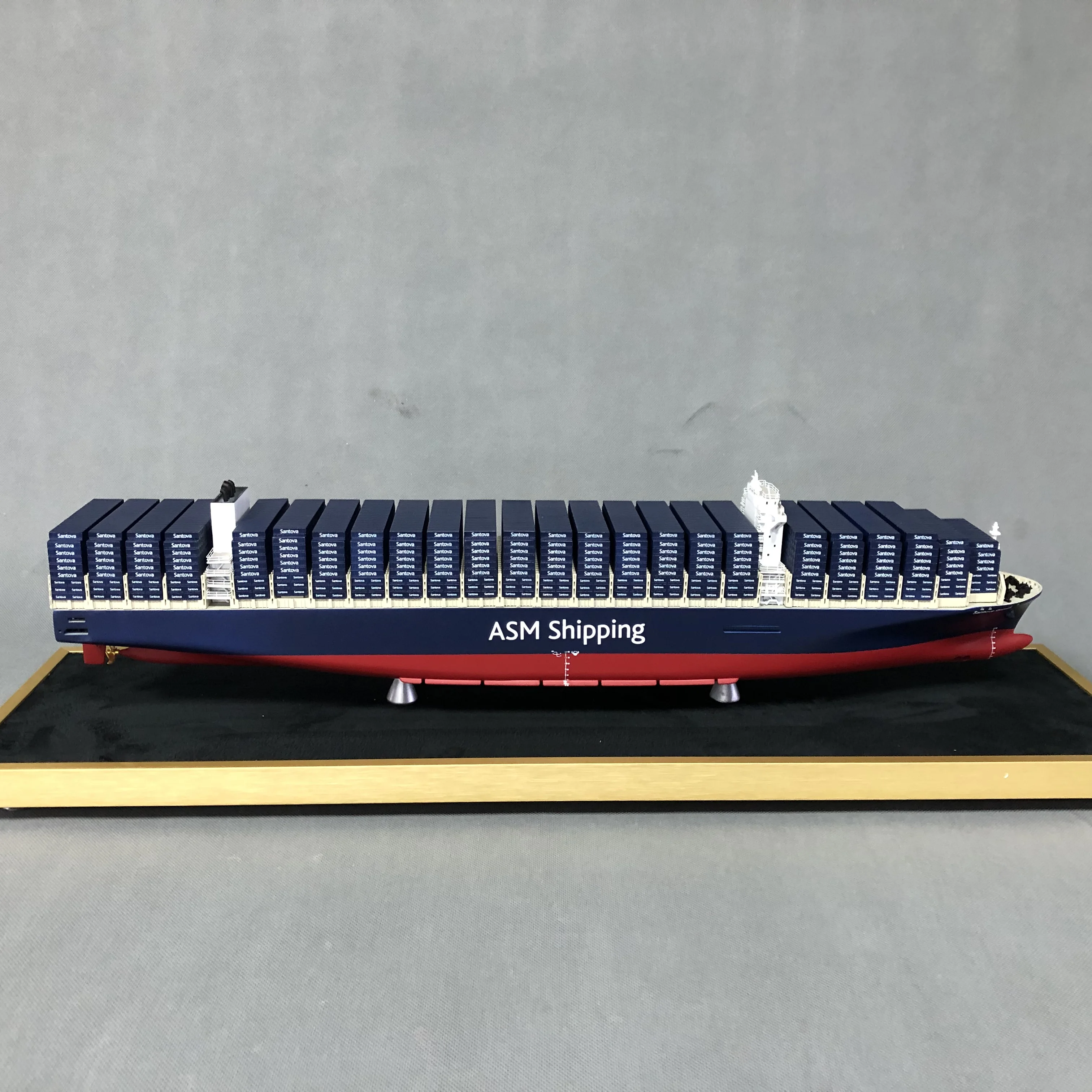 【A】O.A.S Customized 65cm Shipping Container Model Factory Freight Forwarder Gift Opening Souvenirs Gift Ship Model