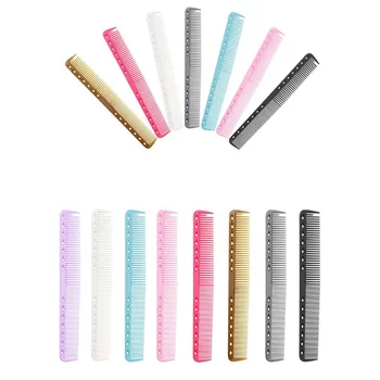 High Quality colorful Straight Hair Combs salon styling carbon fiber comb Barber Hair Cutting combs