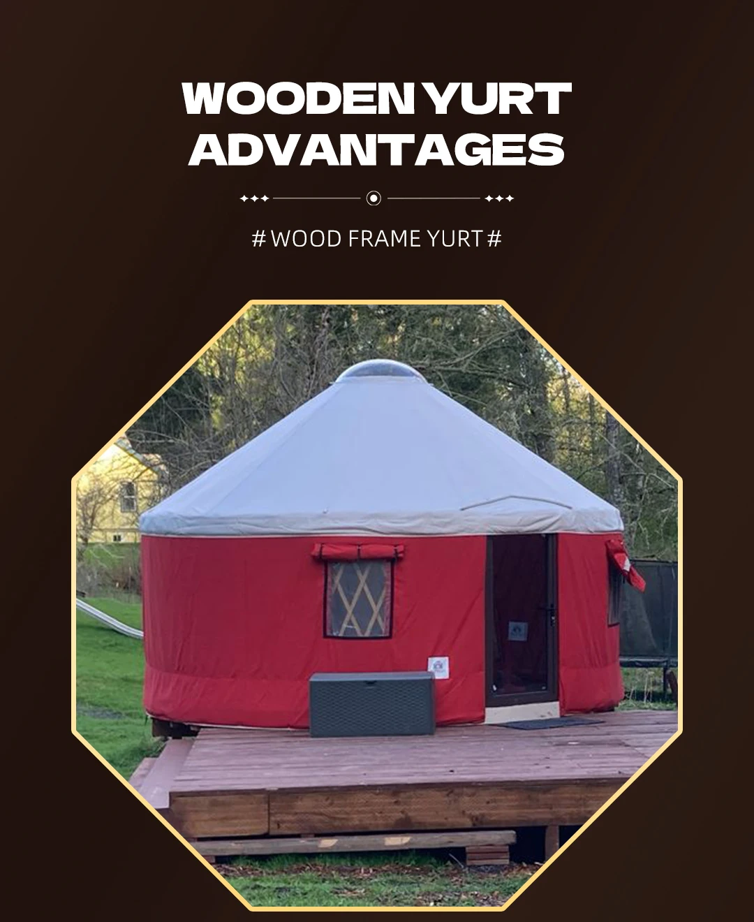 ◆YURT◆ Hibou [YB008_BK] Camping Yurt Instruction | Mongulai