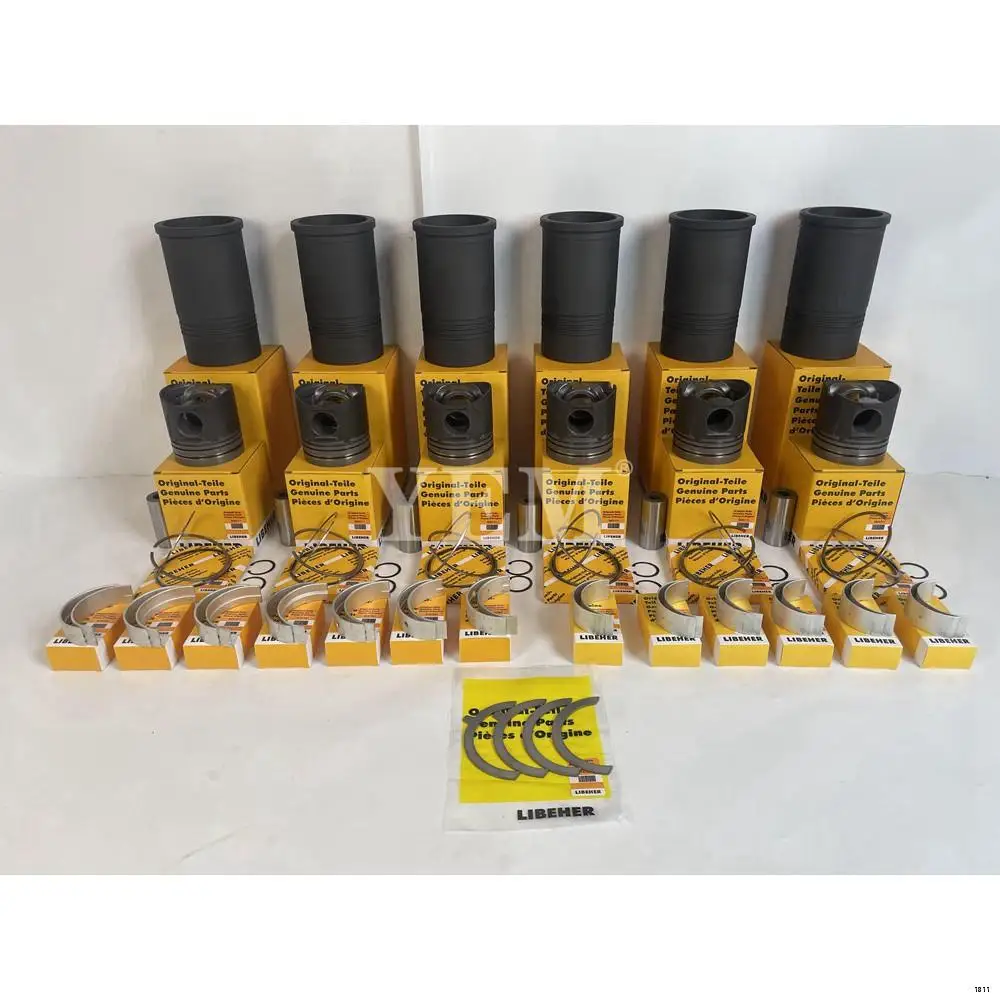 Hot Selling R944 Rebuild Kit With Cylinder Bearings Piston Rings Liner for Liebherr