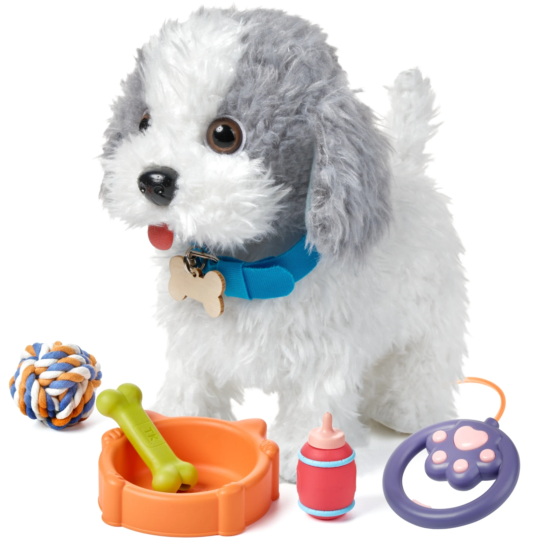 Chien Jouet électronique interactif, Animal électrique Chantant et aboyant apaisant pour , idéal pour garçons, Filles, Adolescents, Le Salon, la Chambre ou l'appartemen Chien Jouet électronique interactif, Animal électrique Chantant et aboyant apaisant pour , idéal pour garçons, Filles, Adolescents, Le Salon, la Chambre ou l'appartemen