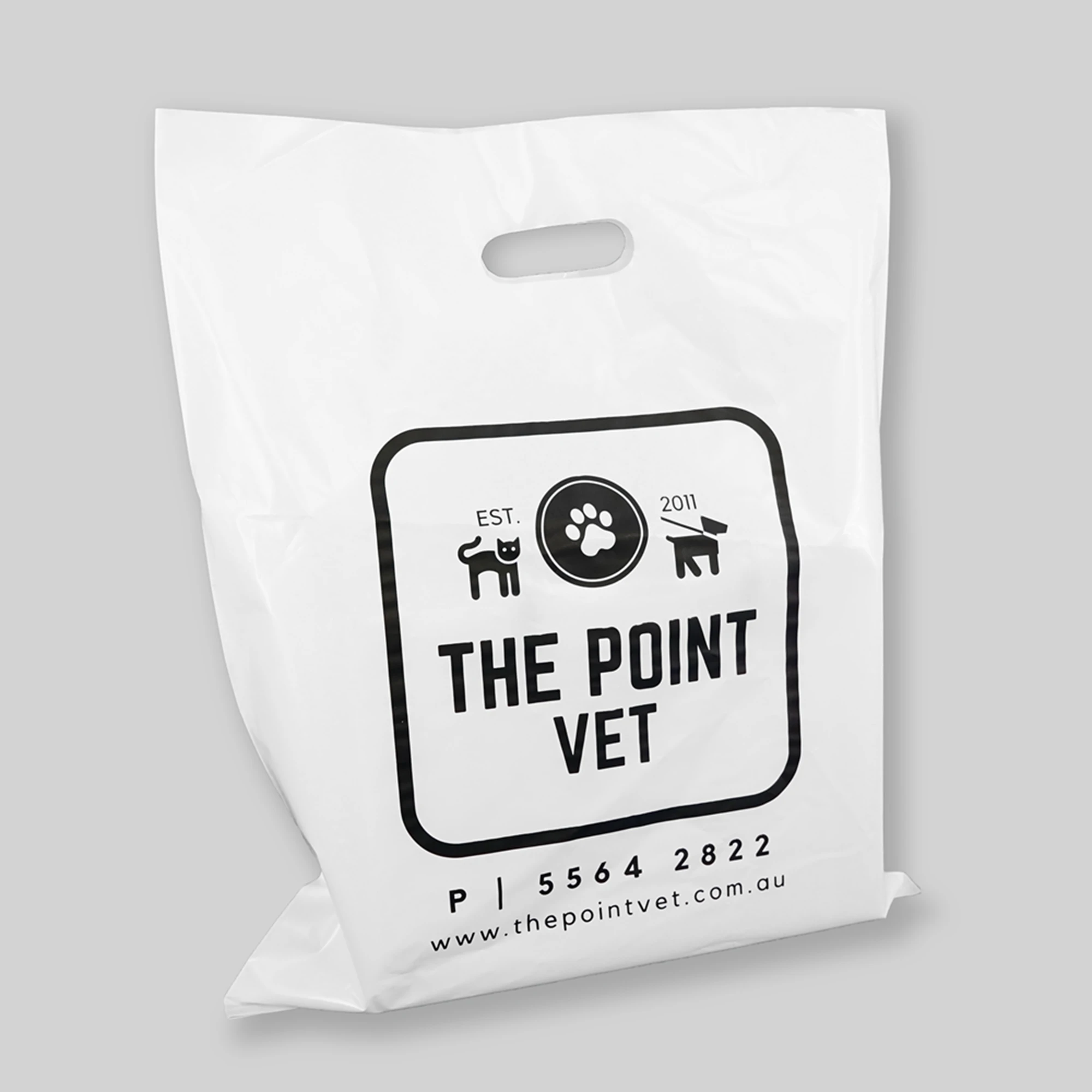 Durable Die Cut Bags Company Packaging Plastic Shopping Bags Weather ...