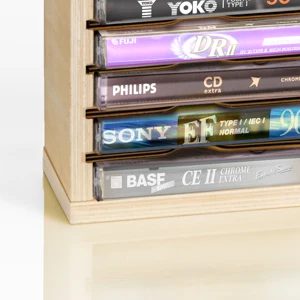 Holz 16 Slot Kassetten band Aufbewahrung koffer Organizer Rack fr Kassetten  sammlungen Audio zubehr Einfach zu montieren Lasers chnitt| Alibaba.com