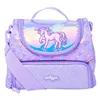 Bolsa aislante de doble capa con unicornio láser morado