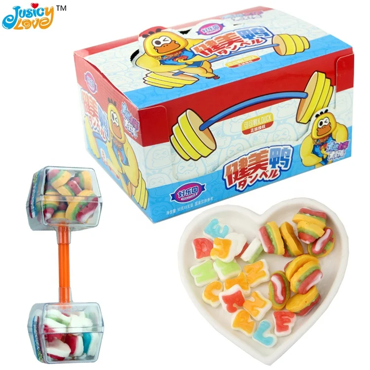 Высококачественная игрушка-штанга конфеты алфавит с хот-догами форма жевательных мягких