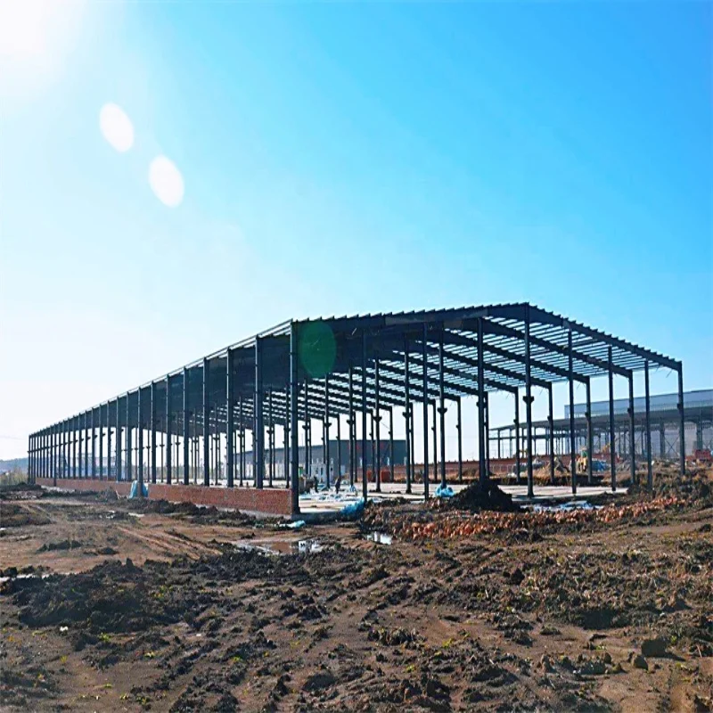 Detachable Low Cost Design Steel Structure Prefab Steel Warehouse  Industriales Galpon Pollos Modulares De China