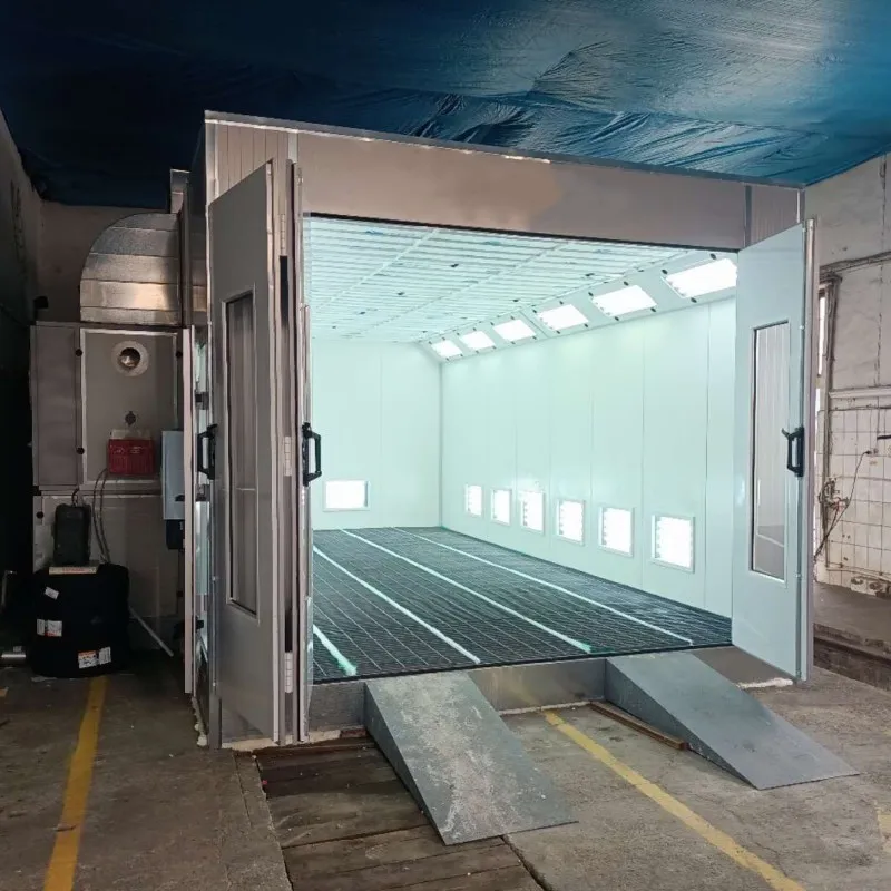 Customized LED Lighting Spray Booth for Car Painting Diesel Burner Bake Use