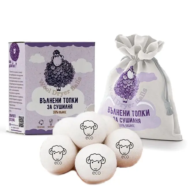 Сушильный шарик для шерсти 7 см, самые продаваемые продукты, лидер продаж, Лидер продаж, Компостируемый сушильный шарик для шерсти 2025
