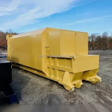 Heavy Duty Compacto Roll Roll Waste Compactor New Outdoor Truck Scrap Containers Restaurant Retail Industries Motor Core