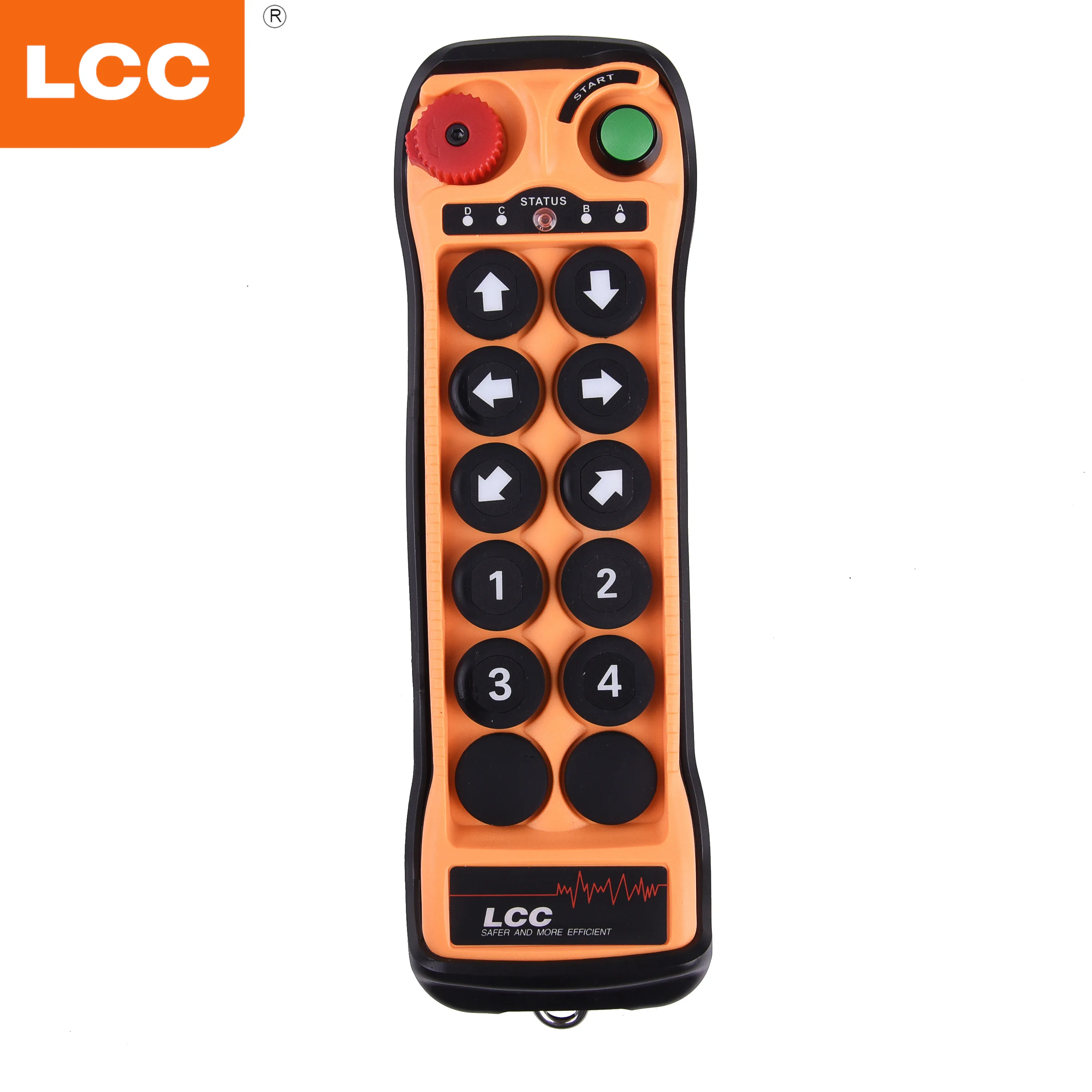 Q1000 Universal 10 Buttons Single Speed Industrial Radio Wireless Winch Radio Remote Controls