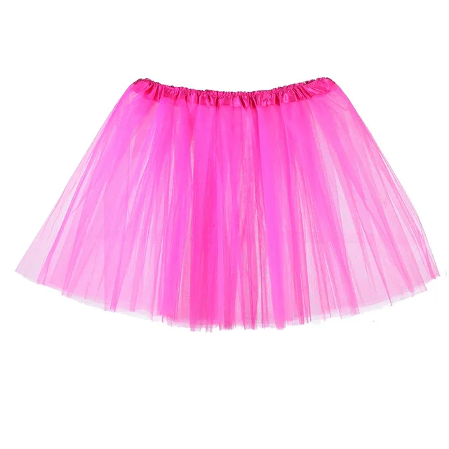 Summer Women Vintage Tulle Skirt Short Tutu Mini Skirts Adult Fancy ...