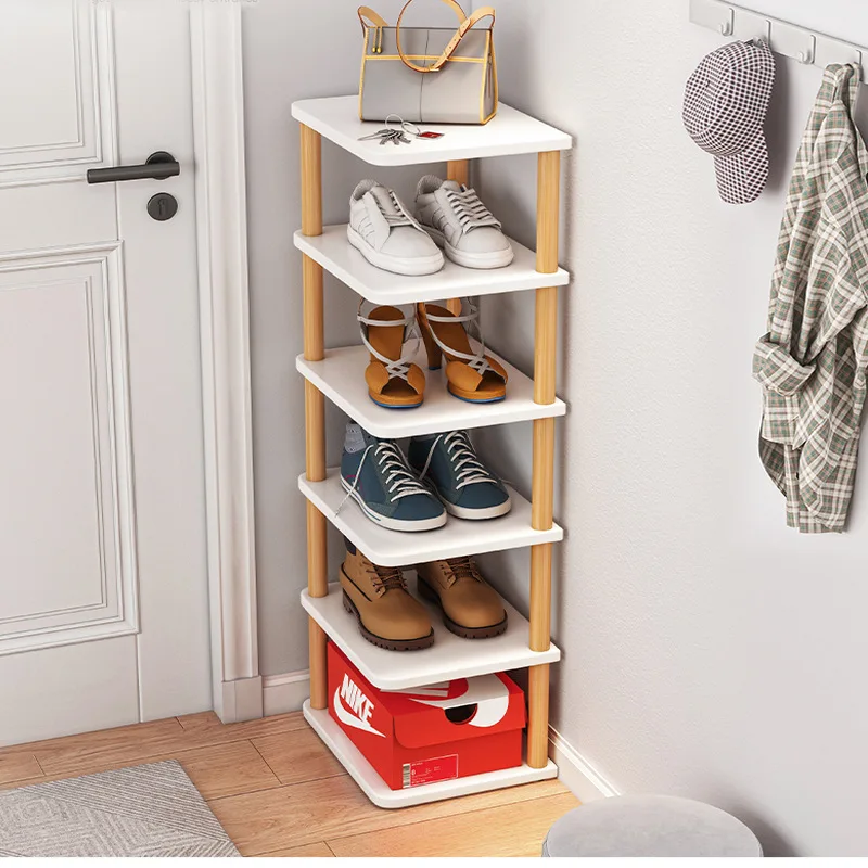 Door Entrance Small Simple 3/5/7/8 Layer Solid Wood Shoes Boot Shelf Racks  For Home Corner - Buy Umbrella Shoe Rack,Shoe Cabine,Solid Wood Shoe Rack  Product on 
