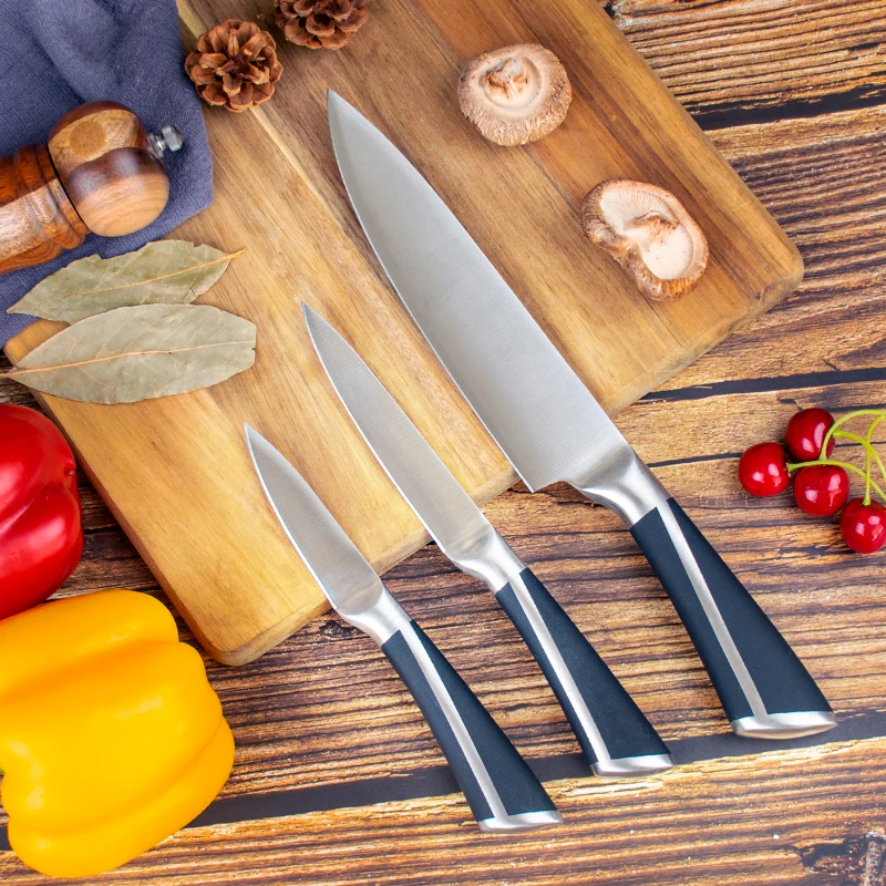 High Quality Stainless Steel Chef Knife Non-stick Knife Eco-friendly 5Pcs Kitchen Knife Set