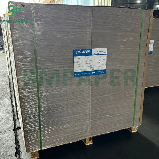 400gsm 450gsm GD1 GD2 Duplex Paper High Quality Carton Board C1S White Coated Grey Back