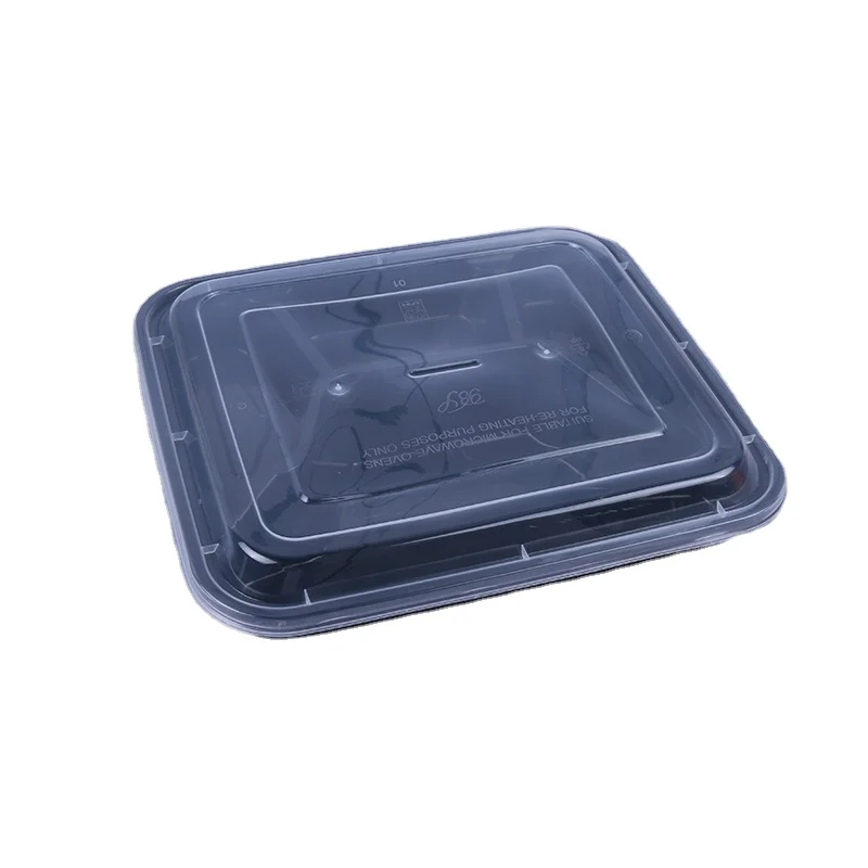 4 compartment restaurant food containers disposable plastic take away bento lunch box for fast food meal sushi  SC4