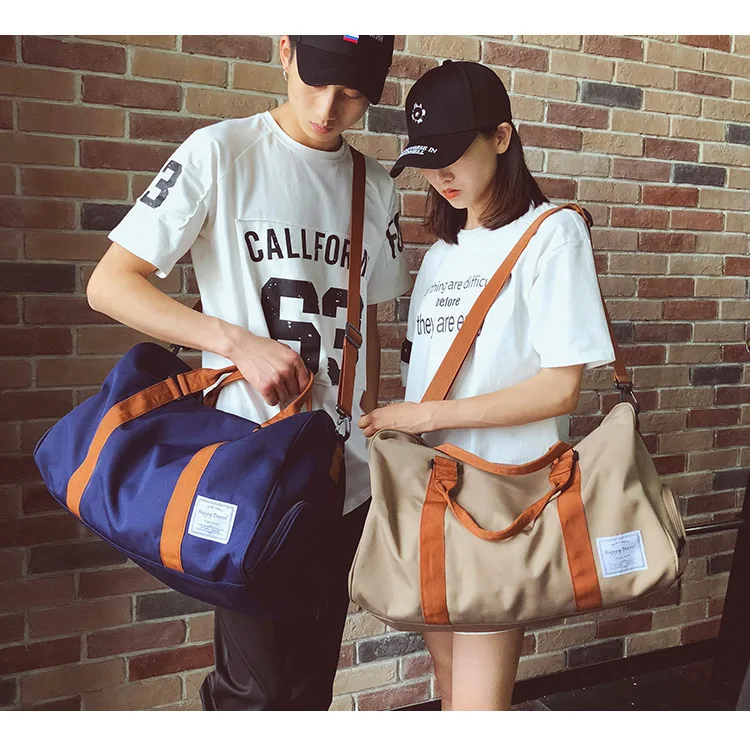 Холщовая дорожная сумка с