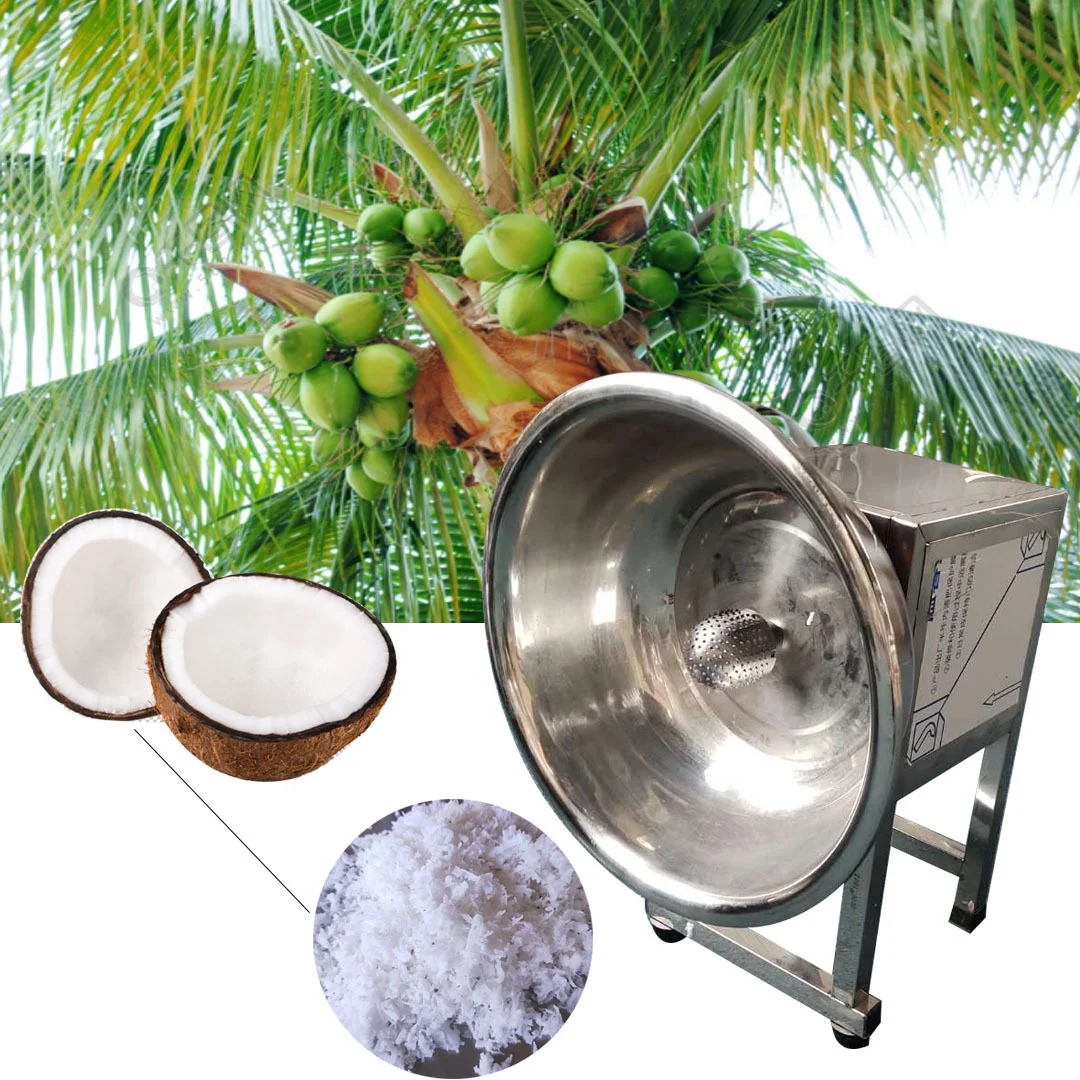 Electric 220V Coconut Grater Coco Processing Grinder Machine Coconut Pulp  Scraping Machine