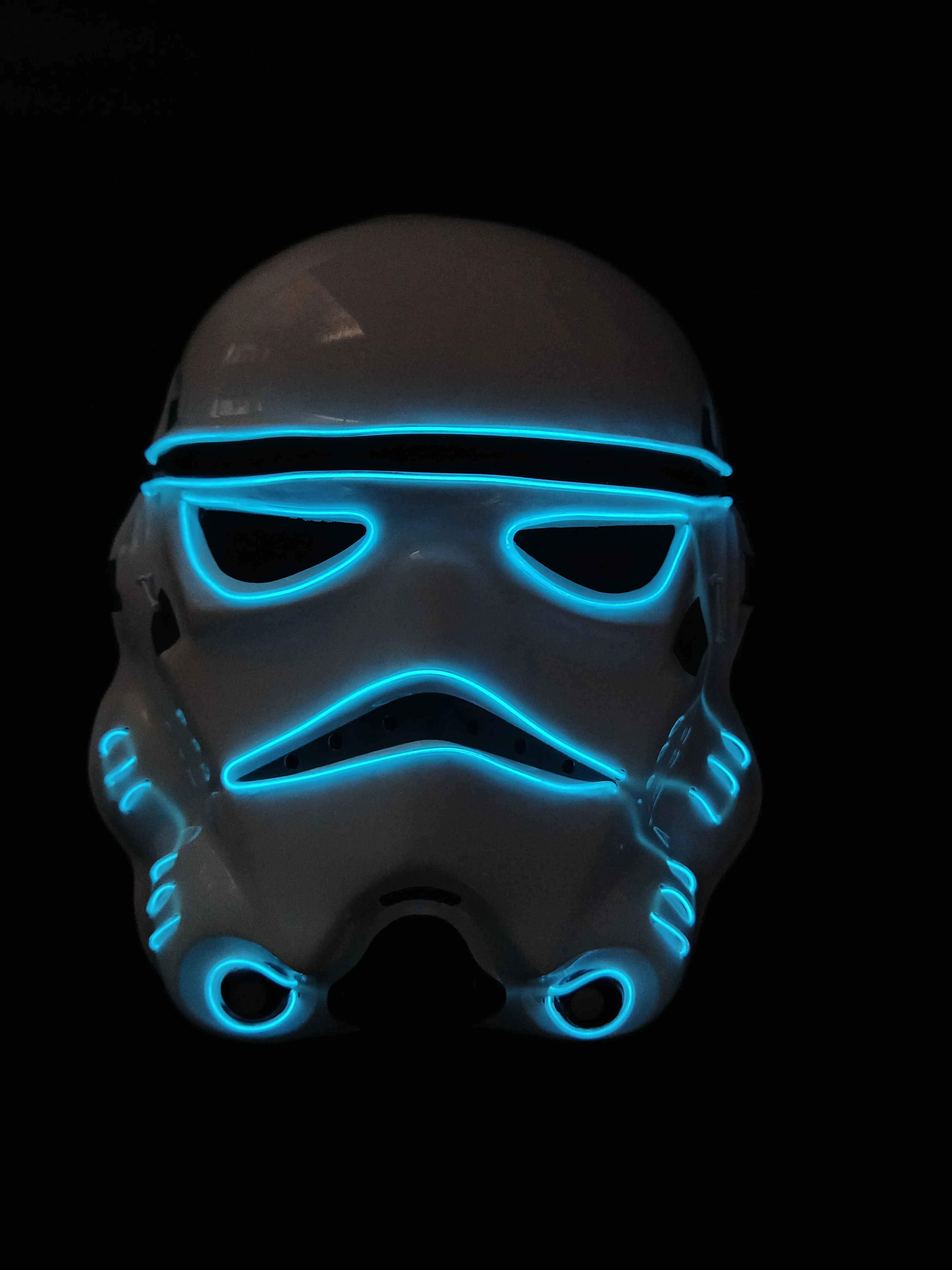 Rave Party Terrorist  Lights up LED  Horror Mask, Halloween Fear EL Mask