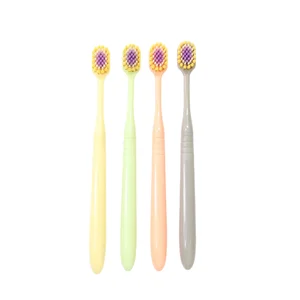 Adult Wide Head Toothbrush Pure Color Great Quality Durable New Style Reusable Fashion Tooth Brush Custom