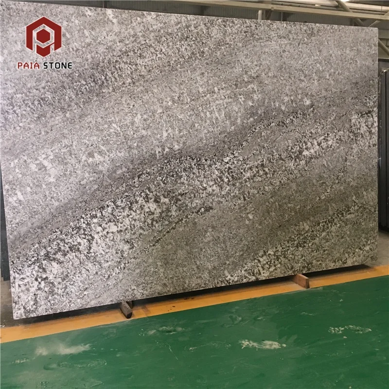 Shikoyatli Bianco Antico oq granit qora venalar bilan, Royal Silver granit