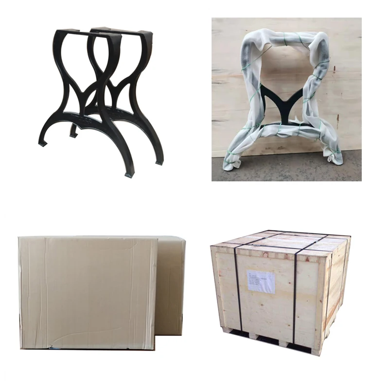 Factory Wholesale Cheap Price Strong Style Beautiful Chrome Cast Iron Chair Legs And Metal Table